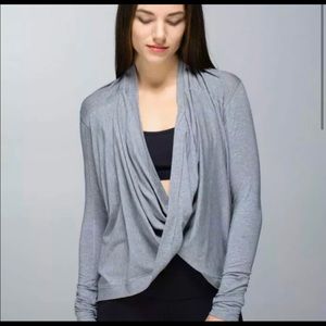 LULULEMON Iconic Wrap DARK HEATHER GREY Size 12